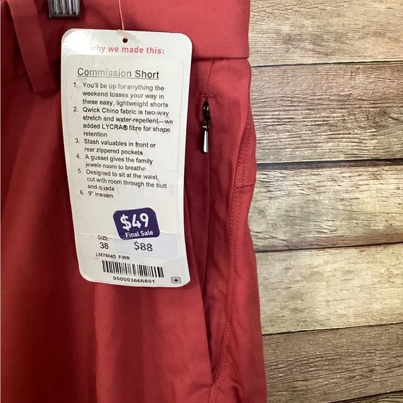 Lululemon Athletica Salmon flat front shorts - Picture 6 of 12